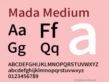 Mada Medium Version 1.004图片样张