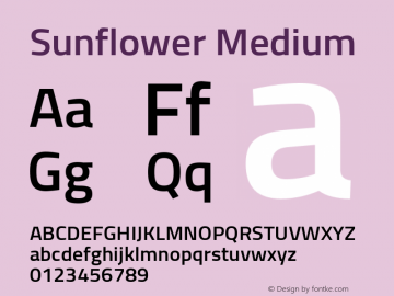 Sunflower Medium Version 1.00图片样张