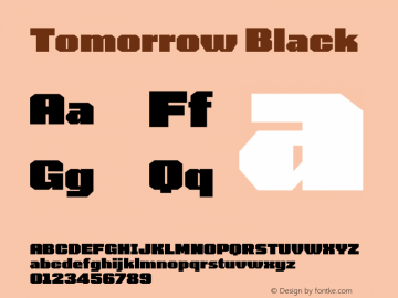 Tomorrow Black Version 2.002图片样张