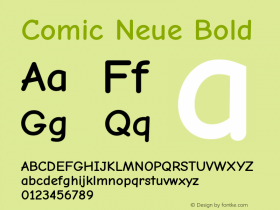 Comic Neue Bold Version 2.003图片样张