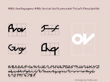 ABC Galapagos ABC Grid Unlicensed Trial Semibold Version 1.100;Unlicensed Trial图片样张