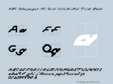 ABC Galapagos AC Grid Unlicensed Trial Black Version 1.100;Unlicensed Trial图片样张