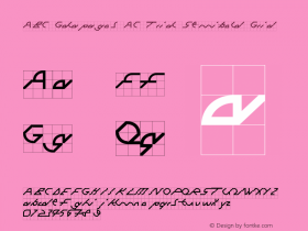 ABC Galapagos AC Trial Semibold Grid Version 1.100图片样张