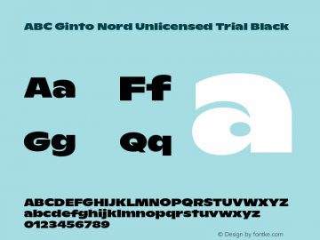 ABC Ginto Nord Unlicensed Trial Black Version 1.100;Unlicensed Trial图片样张