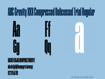 ABC Gravity XXX Compressed Unlicensed Trial Regular Version 1.300;FEAKit 1.0;Unlicensed Trial图片样张