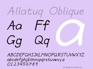 Allatuq-Oblique Version 3.000图片样张