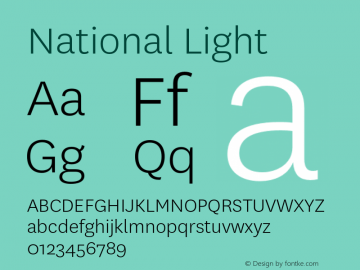 National Light Version 2.001图片样张