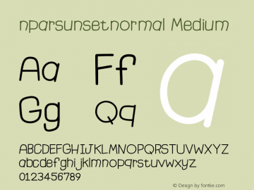 nparsunsetnormal Version 001.000图片样张