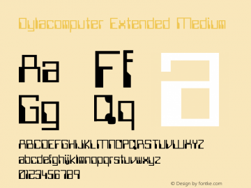 Dylacomputer Extended Version 001.000图片样张