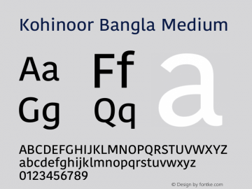 Kohinoor Bangla Medium Version 1.152 April 18, 2022图片样张