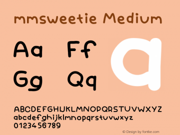 mmsweetie Version 001.000图片样张