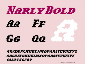 Narly Bold 001.000图片样张