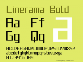 Linerama Bold 1.10图片样张