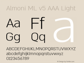 Almoni ML v5 AAA Light Version 5.000图片样张