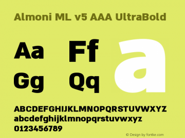 Almoni ML v5 AAA UltraBold Version 5.000图片样张