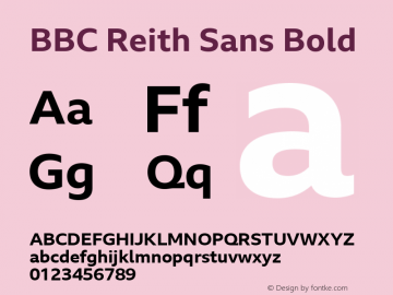 BBC Reith Sans Bold Version 2.300图片样张