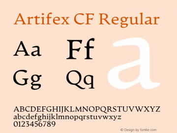 Artifex CF 1.400图片样张