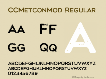 CCMetconMod W00 Regular Version 1.00图片样张