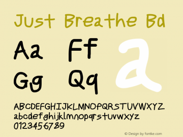 Just Breathe Bold Version 0.72图片样张