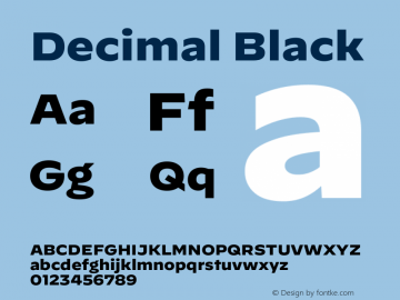 Decimal Black Version 1.106图片样张