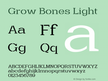 Grow Bones Light Version 1.000图片样张