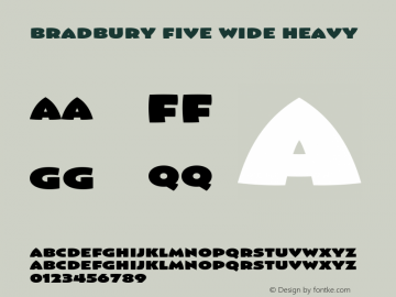 Bradbury Five Wide Heavy Version 4.000;FEAKit 1.0图片样张