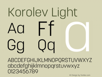 Korolev Light Version 8.000;FEAKit 1.0图片样张