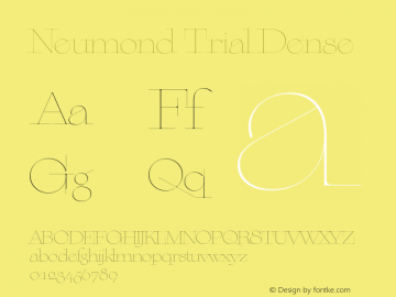 Neumond Trial Dense Version 1.000图片样张