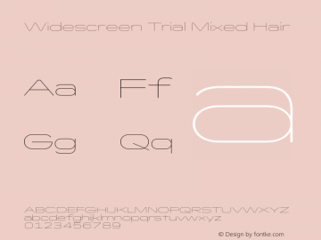 Widescreen Trial Mixed Hair Version 1.001图片样张