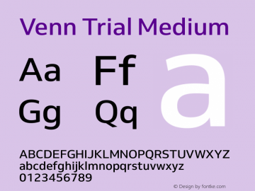 Venn Trial Medium Version 1.011图片样张