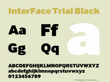 InterFace Trial Black Version 3.002图片样张