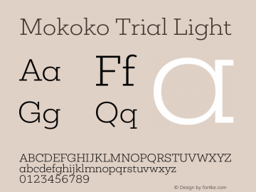 Mokoko Trial Light Version 1.012图片样张