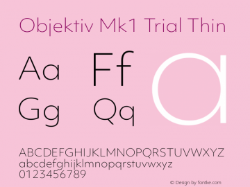 Objektiv Mk1 Trial Thin Version 2.101图片样张