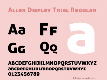 Aller Display Trial Regular Version 1.200图片样张