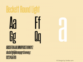 BeckettRound-Light Version 2.002图片样张