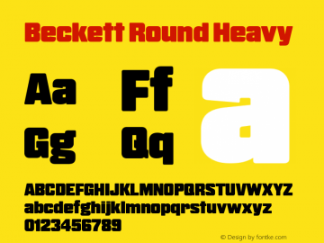 Beckett Round Heavy Version 2.002图片样张