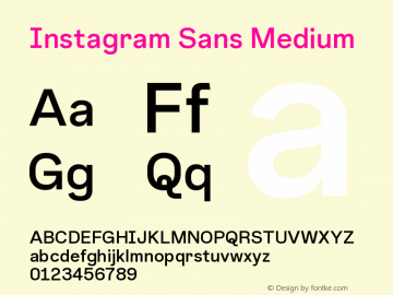Instagram Sans Medium Font: Bộ font Instagram Sans Medium mới được giới thiệu sẽ khiến cho trang web Instagram trở nên mới mẻ và tươi mới hơn. Với chất lượng và kiểu dáng chuyên nghiệp, đây sẽ là lựa chọn tuyệt vời cho các nhà thiết kế trang web.