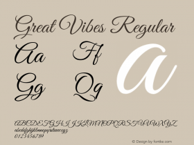 Great Vibes Version 1.001 June 28, 2015图片样张