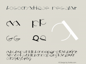 Logomatique Regular 1.0 2002-12-12 Font Sample