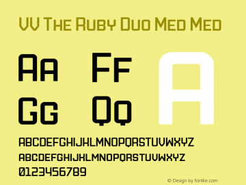 VV The Ruby Duo Med Med Version 1.000图片样张