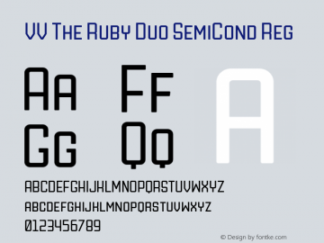 VV The Ruby Duo SemiCond Reg Version 1.000图片样张