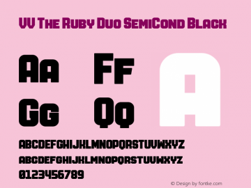 VV The Ruby Duo SemiCond Black Version 1.000图片样张