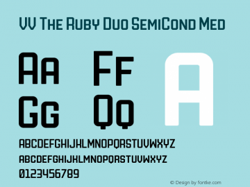 VV The Ruby Duo SemiCond Med Version 1.000图片样张