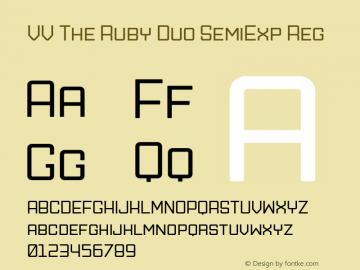 VV The Ruby Duo SemiExp Reg Version 1.000图片样张