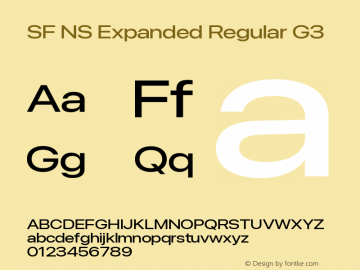 SF NS Expanded Regular G3 Version 17.0d11e1; 2021-08-02 | vf-rip图片样张