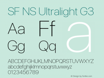 SF NS Ultralight G3 Version 17.0d11e1; 2021-08-02 | vf-rip图片样张