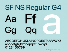 SF NS Regular G4 Version 17.0d11e1; 2021-08-02 | vf-rip图片样张