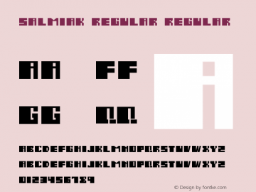 Salmiak Regular Regular 001.000 Font Sample