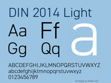 DIN 2014 Light Version 1.000图片样张