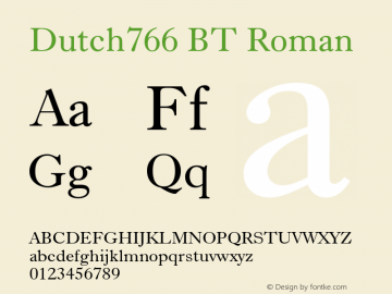 Dutch766 BT Roman Version 1.01 emb4-OT图片样张